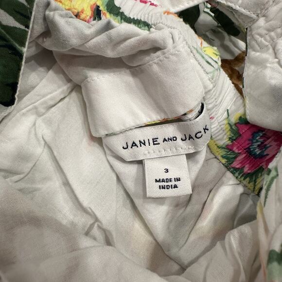 Janie and Jack Tropical Jungle Flutter Romper - Picture 9 of 10